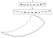 2019 Ford Police Interceptor Utility Emblem Diagram - EG1Z-5442528-C