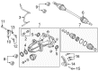 2016 Lincoln MKT Differential Diagram - S-152-D