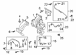 2021 Ford Escape Radiator Hose Diagram - K2GZ-8K153-C