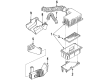 1989 Ford Ranger Air Filter Box Diagram - E97Z9600B