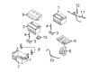 2003 Ford E-150 Club Wagon Battery Tray Diagram - 4C2Z-10769-AA