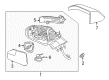 Lincoln Mirror Cover Diagram - DP5Z-17D742-AAPTM