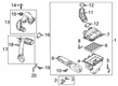 Lincoln MKZ Air Duct Diagram - HP5Z-9C675-A