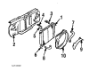 1990 Ford Bronco II Fan Blade Diagram - FO9Z-8600-A