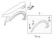 Ford F-150 Emblem Diagram - AL3Z-16228-A