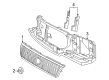 2004 Mercury Mountaineer Grille Diagram - 1L2Z-8200-DAA