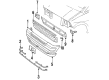 Ford Aerostar Bumper Diagram - F29Z-17757-B