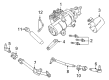 2008 Ford F-350 Super Duty Drag Link Diagram - LC3Z-3304-F