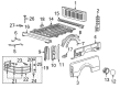 2012 Ford F-150 Floor Pan Diagram - AL3Z-9911215-A