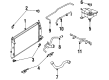 2001 Mercury Cougar Radiator Hose Diagram - F8RZ8260CA