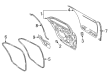 2017 Lincoln Continental Weather Strip Diagram - GD9Z-5425324-B