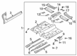 2022 Ford Escape Front Cross-Member Diagram - LX6Z-7810672-B