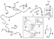 2019 Lincoln MKT Crankcase Breather Hose Diagram - FB5Z-6A664-A