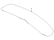 2010 Ford Focus Spoiler Diagram - 9S4Z-5444210-AB