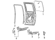 2002 Ford F-150 Window Run Diagram - YL3Z-1625766-AA