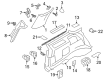 2009 Ford Expedition Cup Holder Diagram - 5L7Z-7813560-BDA