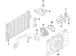 2013 Ford Escape Engine Cooling Fan Diagram - CV6Z-8C607-Q