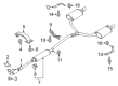 2014 Ford Flex Muffler Hanger Straps Diagram - DG1Z-5410692-A