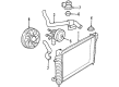 1999 Mercury Sable Engine Cooling Fan Diagram - YF1Z-8C607-BD