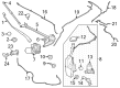 Ford Mustang Mach-E Washer Reservoir Diagram - LJ8Z-17618-A