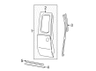 2009 Ford F-250 Super Duty Door Moldings Diagram - 8C3Z-2825532-BPTM