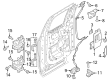 2024 Ford F-350 Super Duty Door Handle Diagram - ML3Z-1822600-AB