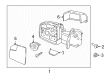 2019 Ford F-150 Car Mirror Diagram - FL3Z-17683-AK