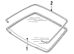 1992 Lincoln Town Car Windshield Diagram - FOVY-5403100-C