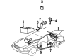 2001 Lincoln Continental Car Speakers Diagram - XF3Z18808AA