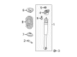 2012 Ford Fiesta Shock Absorber Diagram - BE8Z-18125-B