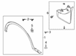 Ford Escape Mud Flaps Diagram - LJ6Z-16A550-AA