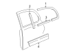 2004 Lincoln Town Car Door Moldings Diagram - 4W1Z-54255A34-AAA