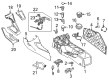 2012 Ford Focus Center Console Base Diagram - CV6Z-58045A36-AC