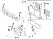 2022 Lincoln Navigator Air Deflector Diagram - NL7Z-19E525-A