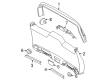 2022 Ford Bronco Sport Tailgate Handle Diagram - M1PZ-7846404-AA