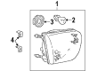 2000 Mercury Mountaineer Headlight Diagram - F87Z-13008-AF