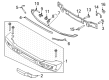 2023 Ford Bronco Bumper Diagram - M2DZ-17D957-AA