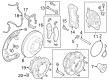 Ford F-350 Super Duty Brake Backing Plate Diagram - PC3Z-2K004-B