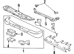 1997 Lincoln Continental Air Deflector Diagram - F5OY-8327-A