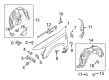 Lincoln Fender Diagram - AE9Z-16005-A