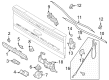 2023 Ford F-350 Super Duty Parking Assist Distance Sensor Diagram - LU5Z-15K859-CA