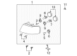 Mercury Light Socket Diagram - F1TZ-13411-A