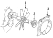 1992 Ford Ranger Fan Clutch Diagram - F1TZ-8A616-J