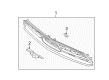 2012 Ford Mustang Grille Diagram - BR3Z-8200-AA