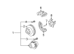 1999 Ford F-350 Super Duty Wheel Stud Diagram - F81Z-1107-CA