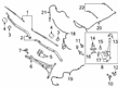 2015 Ford Explorer Windshield Wiper Diagram - BB5Z-17526-C