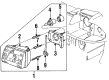 Mercury Topaz Headlight Diagram - E63Z13007A