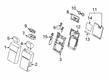 Ford Armrest Diagram - FL3Z-18644A22-BH