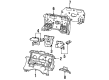 1996 Ford Windstar Instrument Cluster Diagram - F68Z-17255-BB