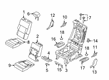 2023 Ford Police Interceptor Utility Seat Cushion Diagram - LB5Z-7863840-E